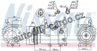 Kompresor klimatizace NISSENS 890240