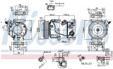 Kompresor klimatizace NISSENS 890229