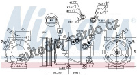 Kompresor klimatizace NISSENS 890235