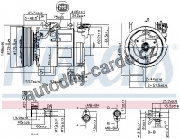 Kompresor klimatizace NISSENS 890293