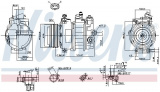 Kompresor klimatizace NISSENS 89031