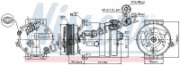 Kompresor klimatizace NISSENS 89284