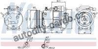 Kompresor klimatizace NISSENS 89278