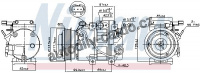 Kompresor klimatizace NISSENS 89305