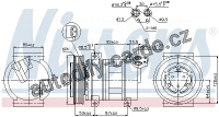 Kompresor klimatizace NISSENS 89330