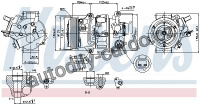 Kompresor klimatizace NISSENS 89314