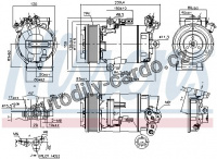 Kompresor klimatizace NISSENS 89346