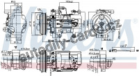 Kompresor klimatizace NISSENS 89351