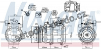 Kompresor klimatizace NISSENS 89271