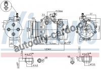 Kompresor klimatizace NISSENS 89349