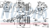 Kompresor klimatizace NISSENS 89433