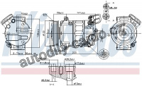 Kompresor klimatizace NISSENS 89420