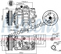 Kompresor klimatizace NISSENS 89529