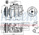 Kompresor klimatizace NISSENS 89529