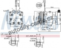 Kompresor klimatizace NISSENS 89518