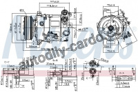Kompresor klimatizace NISSENS 89465