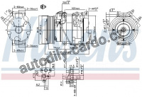 Kompresor klimatizace NISSENS 89558