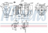 Kompresor klimatizace NISSENS 89558