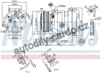 Kompresor klimatizace NISSENS 89587