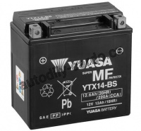 Motobaterie YUASA AGM YTX14-BS 12Ah 200A 12V L+ /150x87x145/