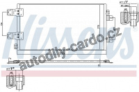 Chladič klimatizace NISSENS 940186