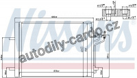Chladič klimatizace NISSENS 940183