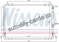Chladič klimatizace NISSENS 940188