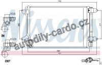 Chladič klimatizace NISSENS 940238