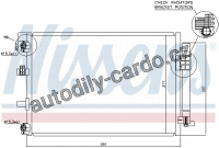 Chladič klimatizace NISSENS 940222