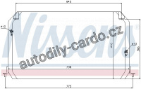 Chladič klimatizace NISSENS 94026