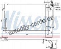 Chladič klimatizace NISSENS 940256