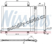 Chladič klimatizace NISSENS 940254