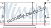 Chladič klimatizace NISSENS 940262