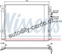 Chladič klimatizace NISSENS 940272