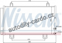 Chladič klimatizace NISSENS 940261