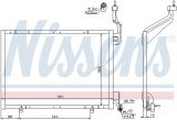 Chladič klimatizace NISSENS 940287