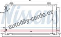 Chladič klimatizace NISSENS 940283