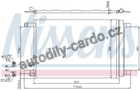 Chladič klimatizace NISSENS 940319