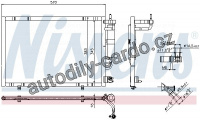 Chladič klimatizace NISSENS 940277