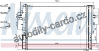 Chladič klimatizace NISSENS 940322