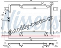 Chladič klimatizace NISSENS 940578