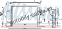 Chladič klimatizace NISSENS 940584
