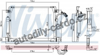 Chladič klimatizace NISSENS 940622