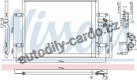 Chladič klimatizace NISSENS 940585