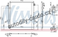 Chladič klimatizace NISSENS 940610