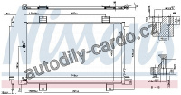 Chladič klimatizace NISSENS 940640