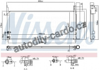 Chladič klimatizace NISSENS 940666