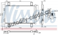 Chladič klimatizace NISSENS 940635