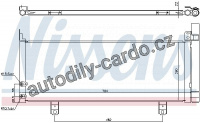 Chladič klimatizace NISSENS 940639