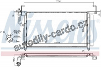Chladič klimatizace NISSENS 940632
